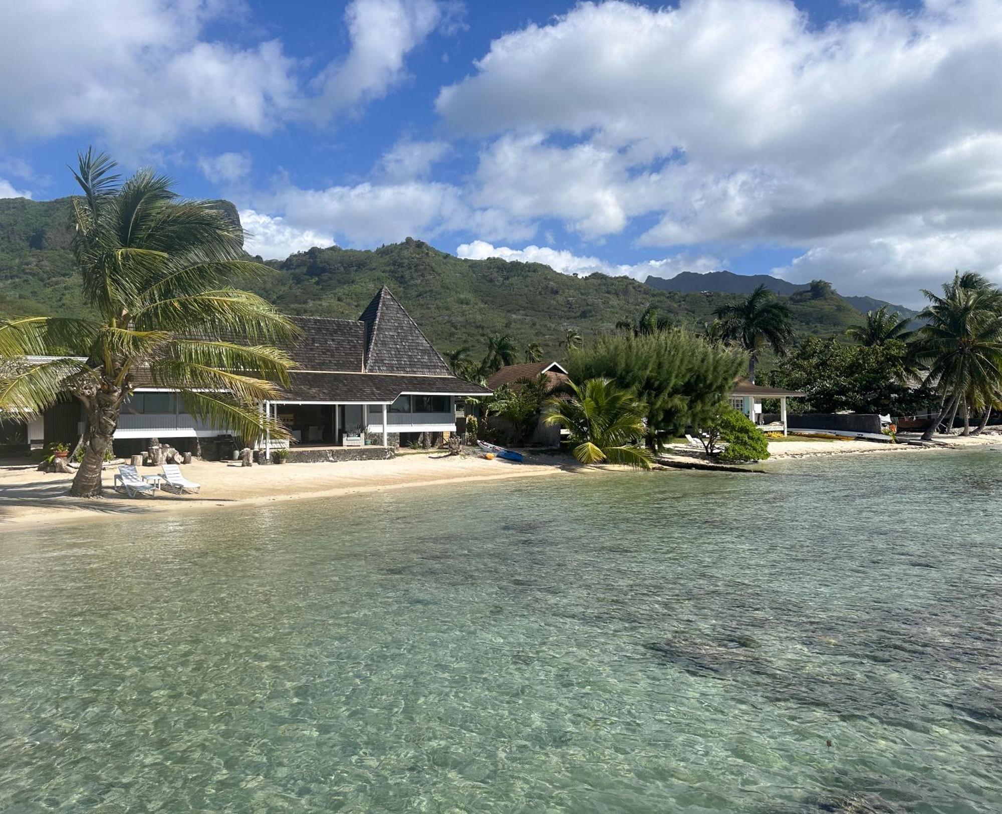 Chez Jay Moorea Beach House Villa Maharepa  Bagian luar foto