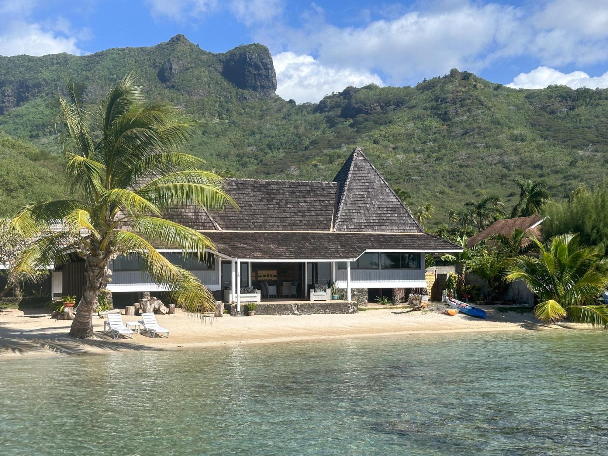Chez Jay Moorea Beach House Villa Maharepa  Bagian luar foto